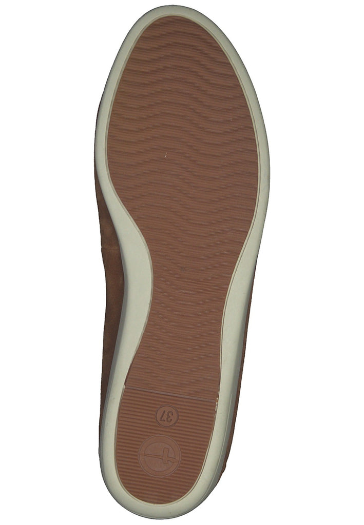 Tamaris Ballerinas Leder Braun