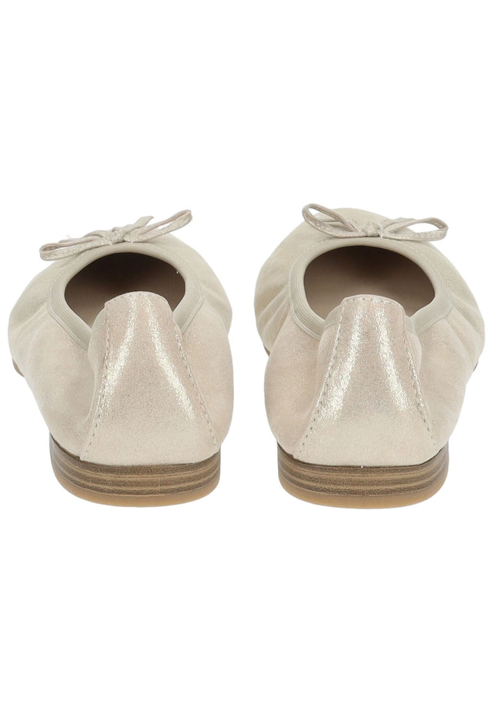 Tamaris Ballerinas Leder Champagne