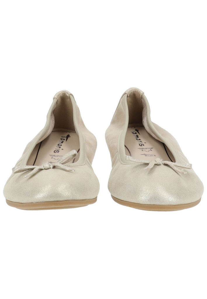 Tamaris Ballerinas Leder Champagne