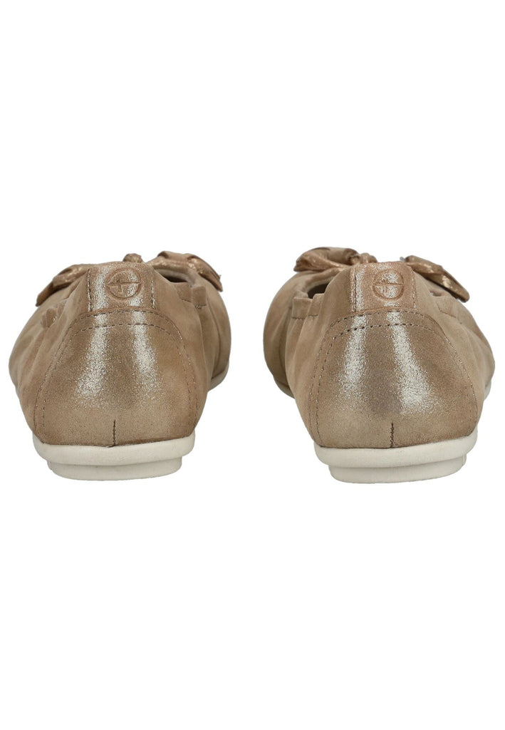 Tamaris Ballerinas Leder Hellgold