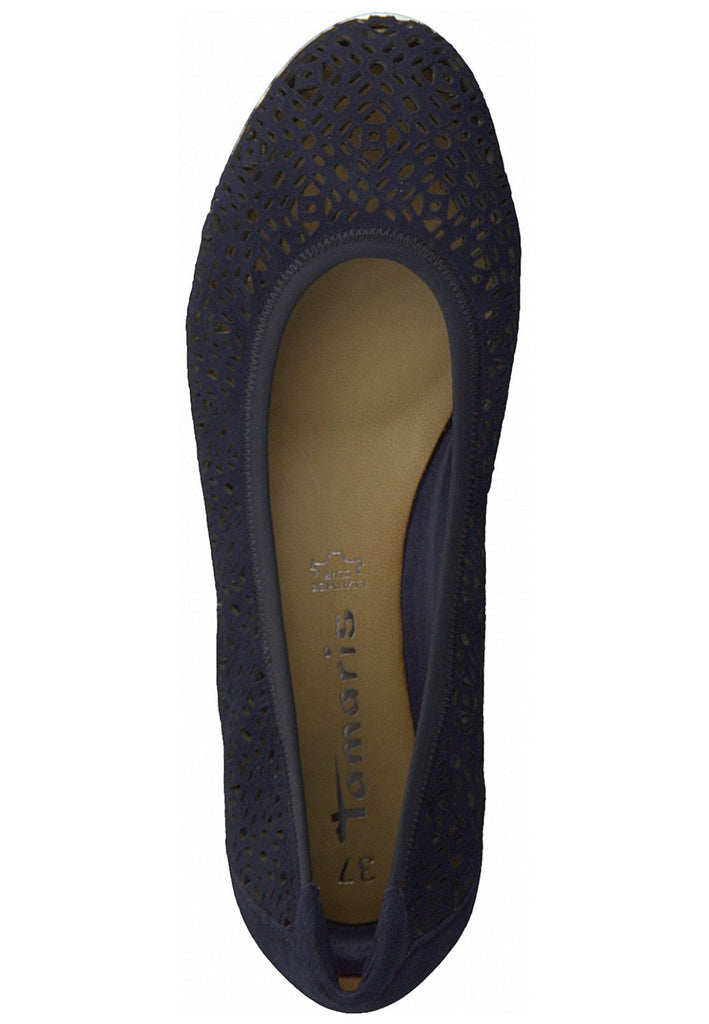Tamaris Ballerinas Leder Navy