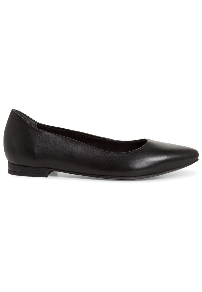 Tamaris Ballerinas Leder Schwarz