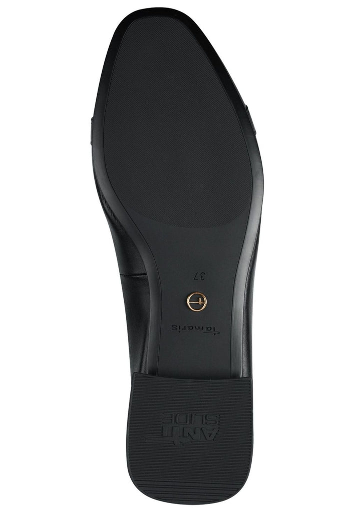 Tamaris Ballerinas Leder Schwarz