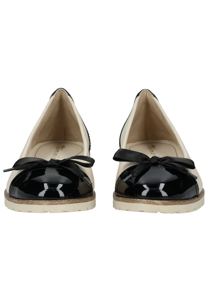 Tamaris Ballerinas Leder/Synthetik Ivory