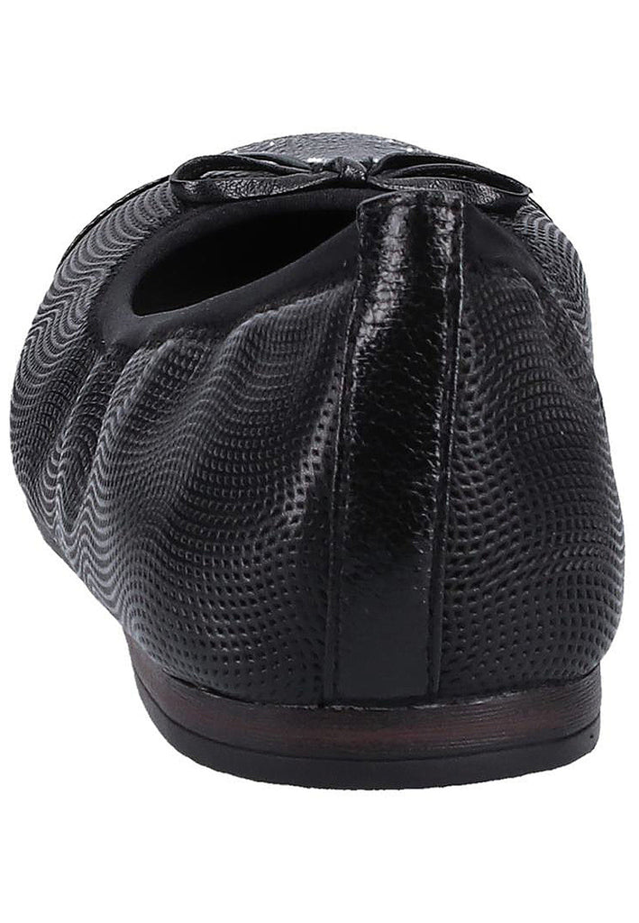 Tamaris Ballerinas Leder/Textil Schwarz