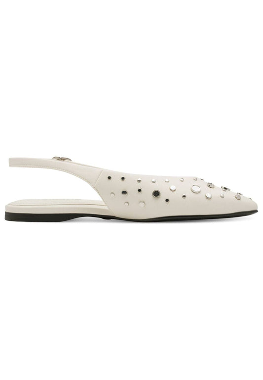 Tamaris Ballerinas Lederimitat Weiß