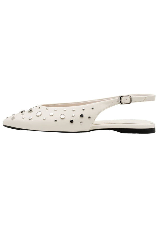 Tamaris Ballerinas Lederimitat Weiß