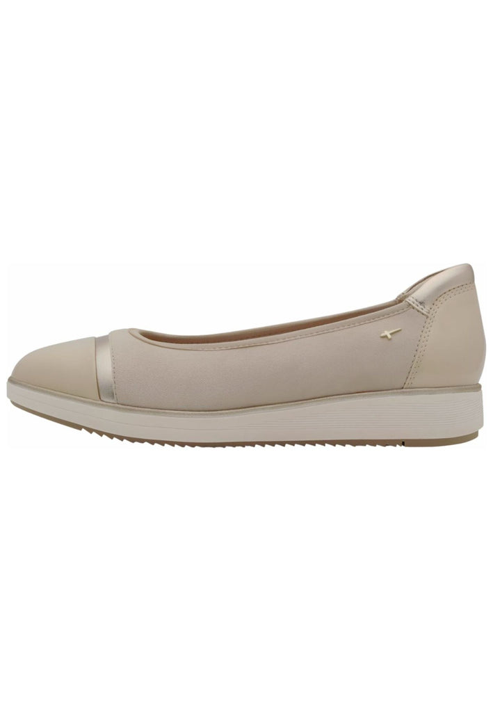 Ballerinas Tamaris Ballerinas Leder/Synthetik Beige