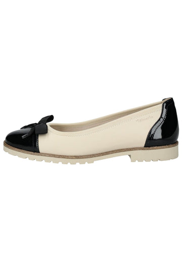 Ballerinas Tamaris Ballerinas Leder/Synthetik Ivory