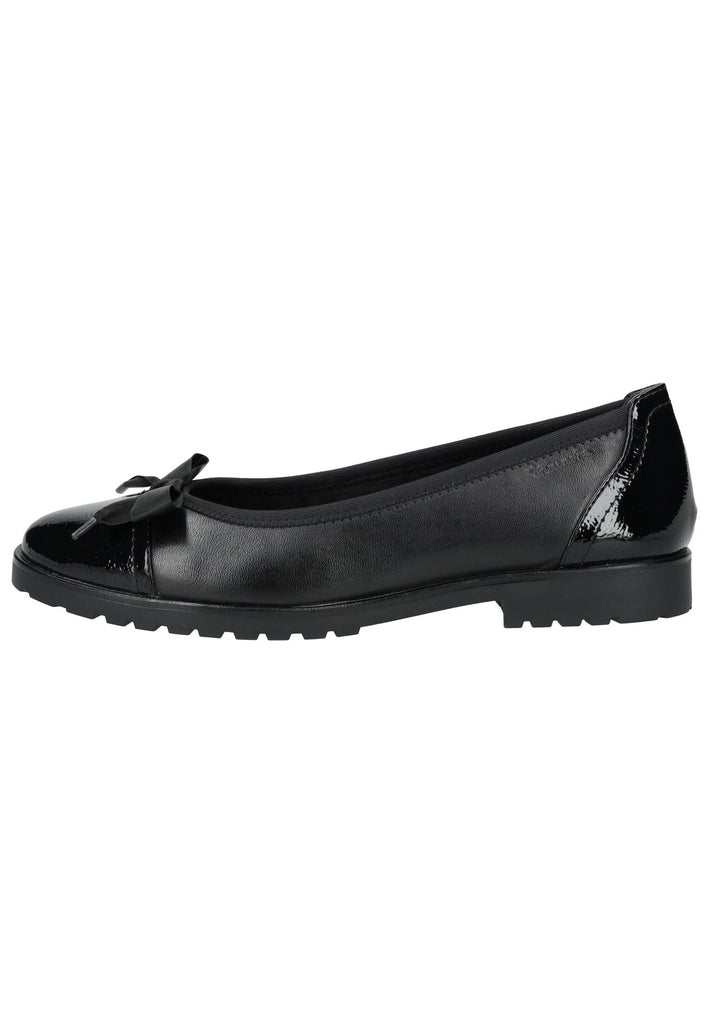 Ballerinas Tamaris Ballerinas Leder/Synthetik Schwarz