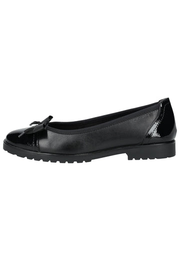 Ballerinas Tamaris Ballerinas Leder/Synthetik Schwarz