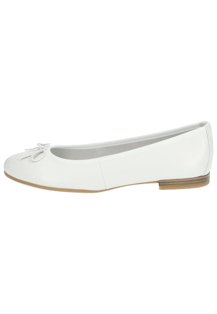 Ballerinas Tamaris Ballerinas Leder Weiß