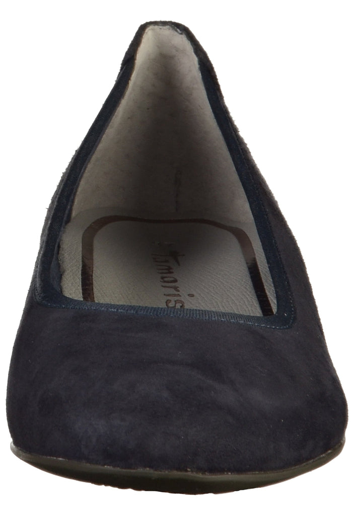 Tamaris Ballerinas Veloursleder Navy