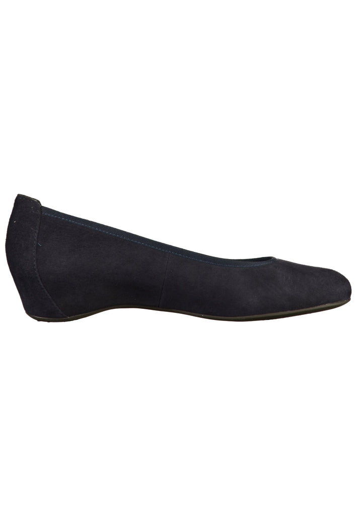 Tamaris Ballerinas Veloursleder Navy