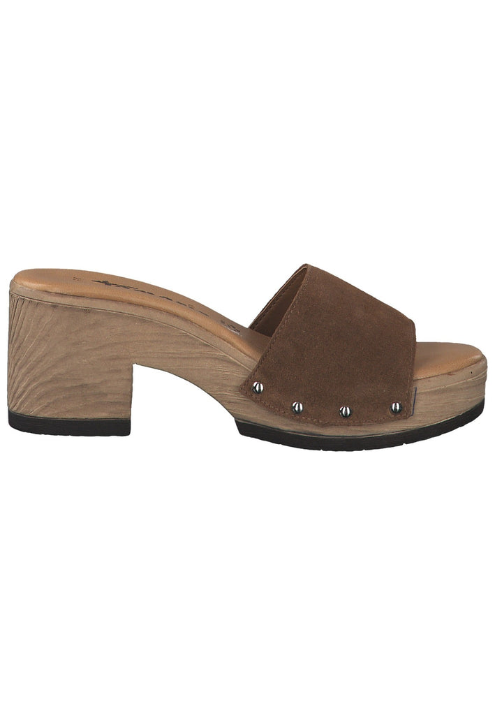Tamaris Clogs Leder Cuoio
