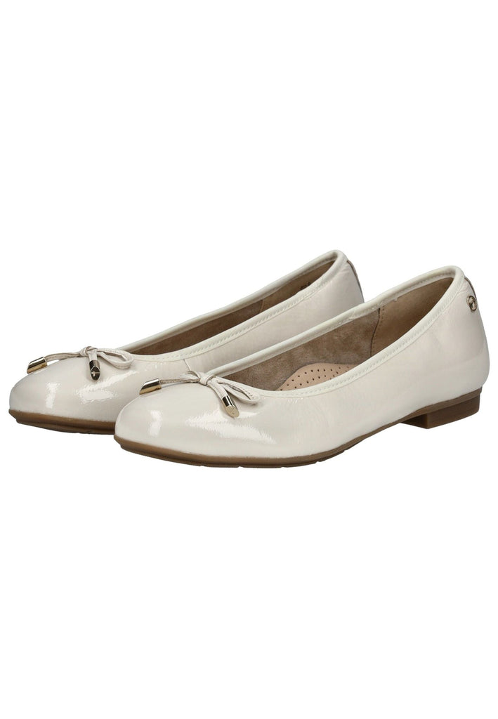 Tamaris Comfort Ballerinas Leder Creme