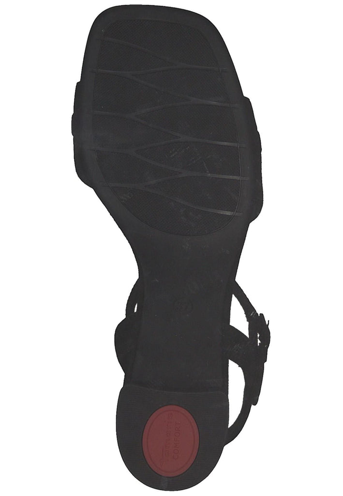 Tamaris Comfort Sandalen Leder Schwarz