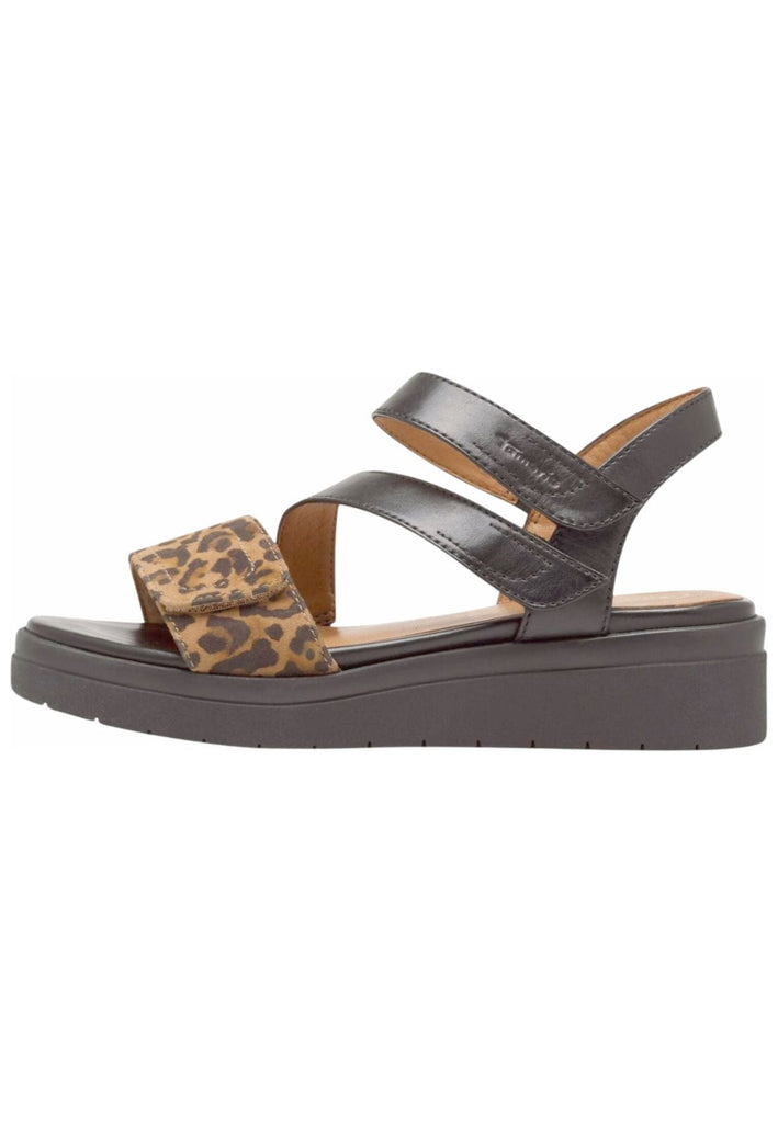 Sandalen Tamaris Comfort Sandalen Leder Schwarz