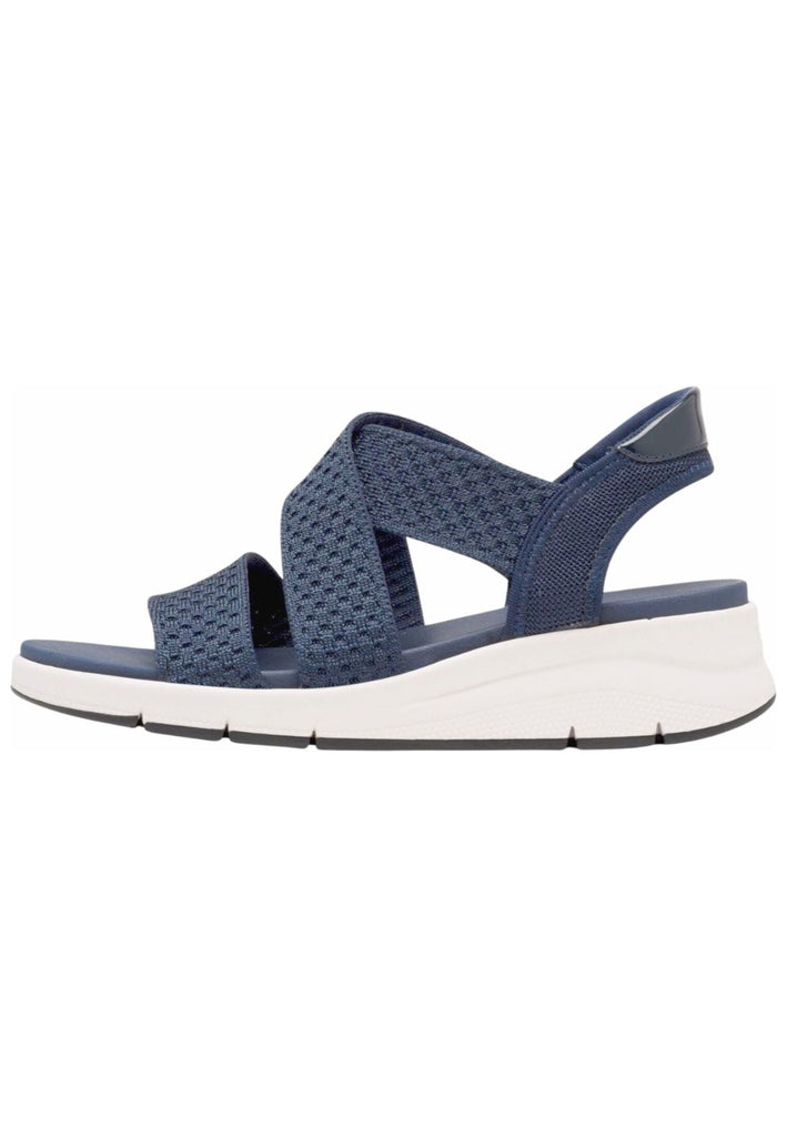 Sandalen Tamaris Comfort Sandalen Lederimitat/Textil Navy