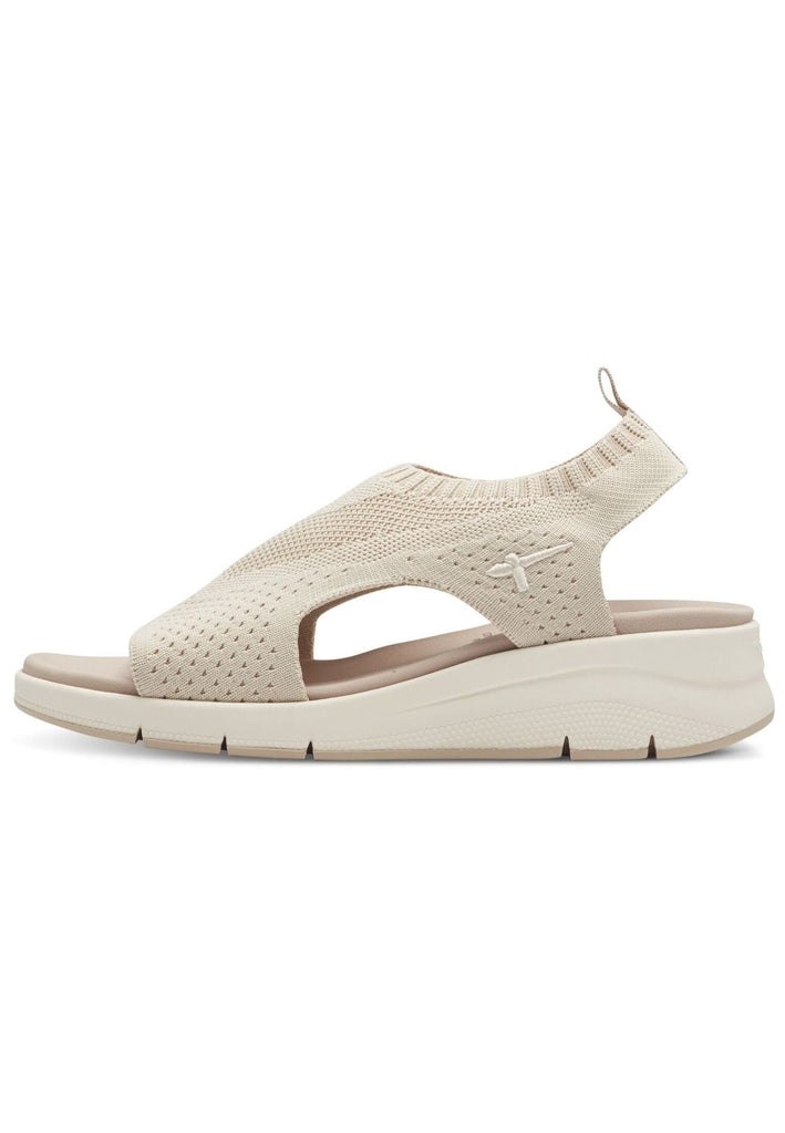 Sandalen Tamaris Comfort Sandalen Textil Ivory