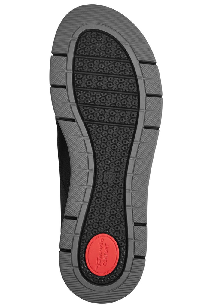 Tamaris Comfort Sandalen Textil Schwarz