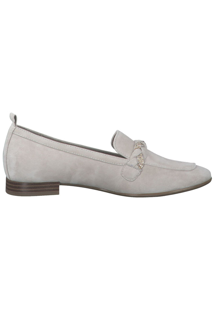 Tamaris Comfort Slipper Leder Taupe