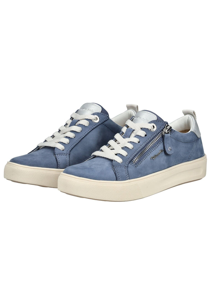 Tamaris Comfort Sneaker Leder/Textil Denim