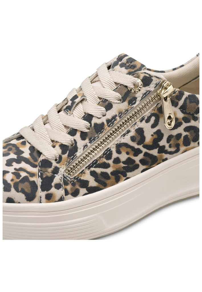 Tamaris Comfort Sneaker Leder/Textil Leopard