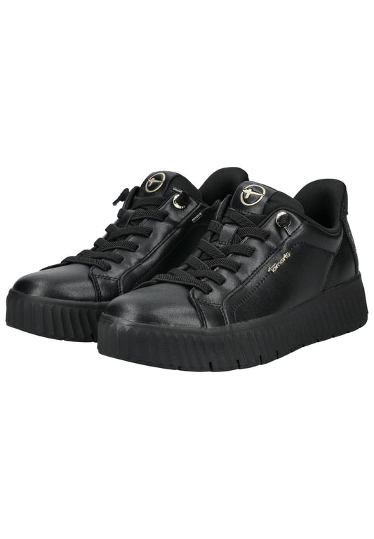 Tamaris Comfort Sneaker Leder/Textil Schwarz/Schwarz