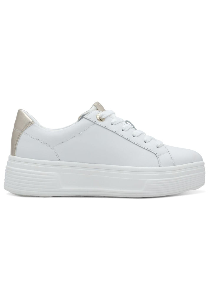 Tamaris Comfort Sneaker Leder/Textil Weiß