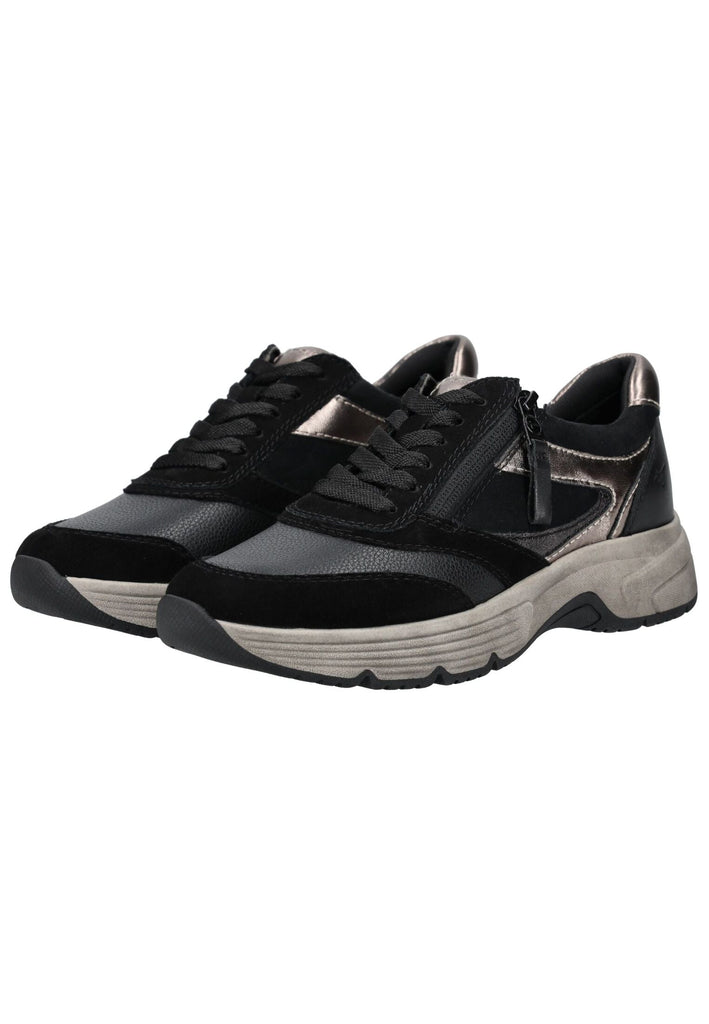 Tamaris Comfort Sneaker Synthetik/Textil Schwarz