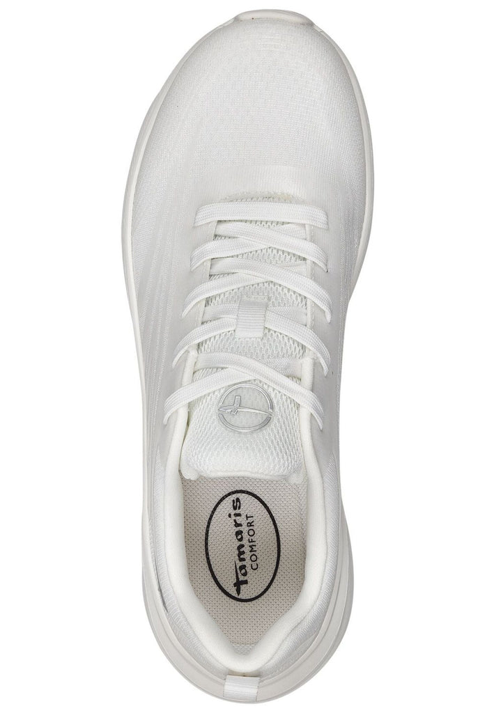 Tamaris Comfort Sneaker Textil Weiß/Weiß