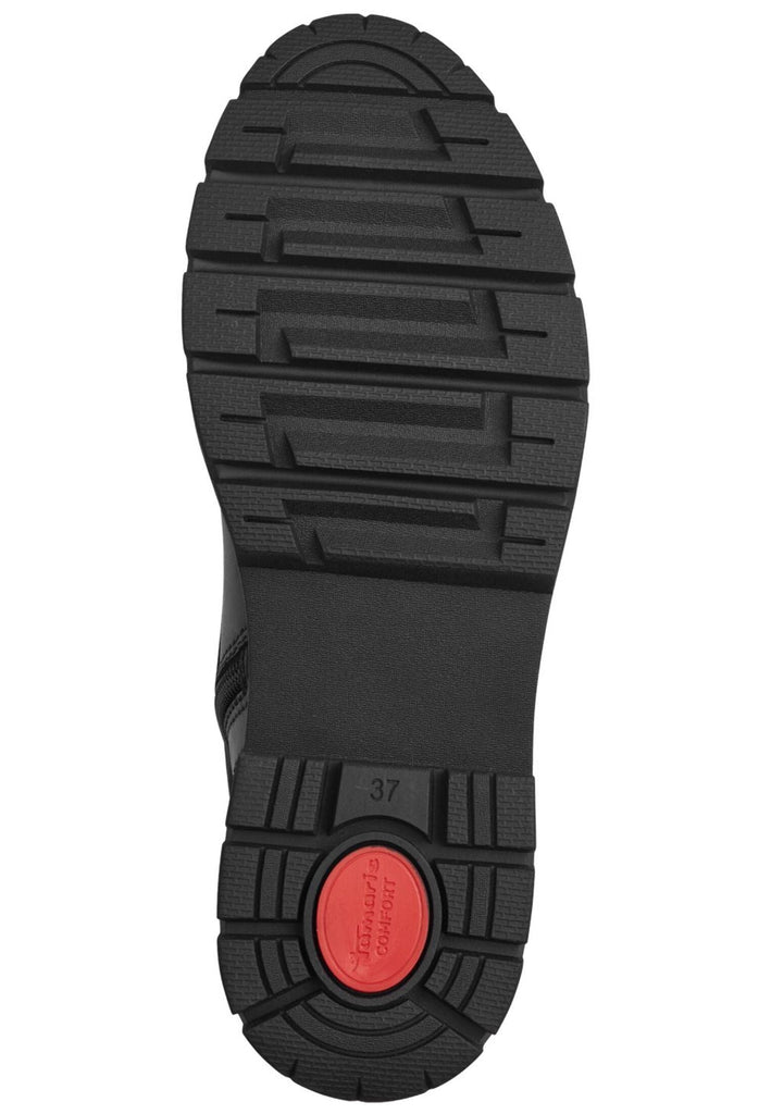 Tamaris Comfort Stiefelette Leder/Synthetik Schwarz