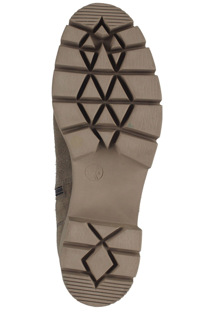 Tamaris Comfort Stiefelette Leder Taupe Warmfutter