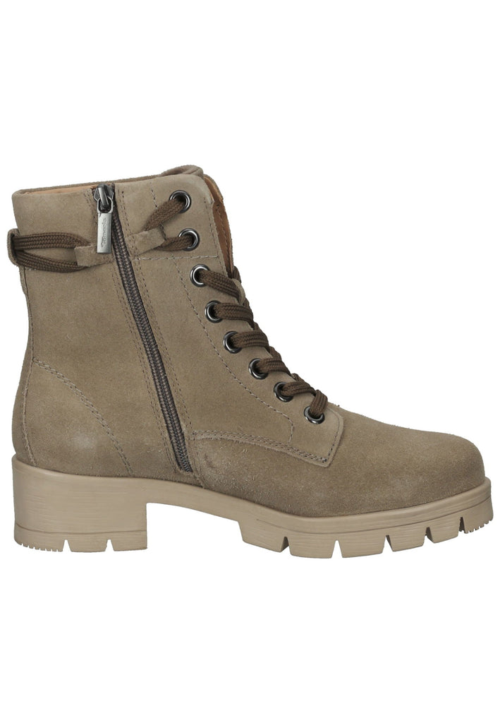Tamaris Comfort Stiefelette Leder Taupe Warmfutter