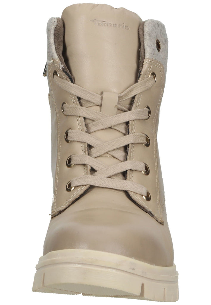 Tamaris Comfort Stiefelette Leder/Textil Ivory Warmfutter