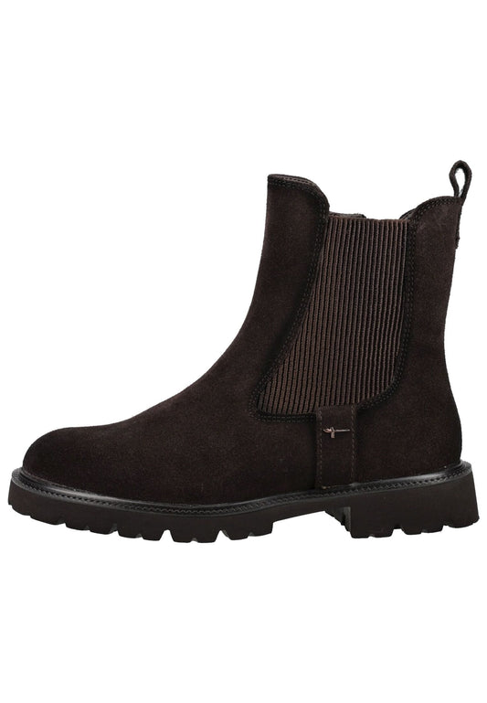 Tamaris Comfort Stiefelette Veloursleder/Textil Mocca