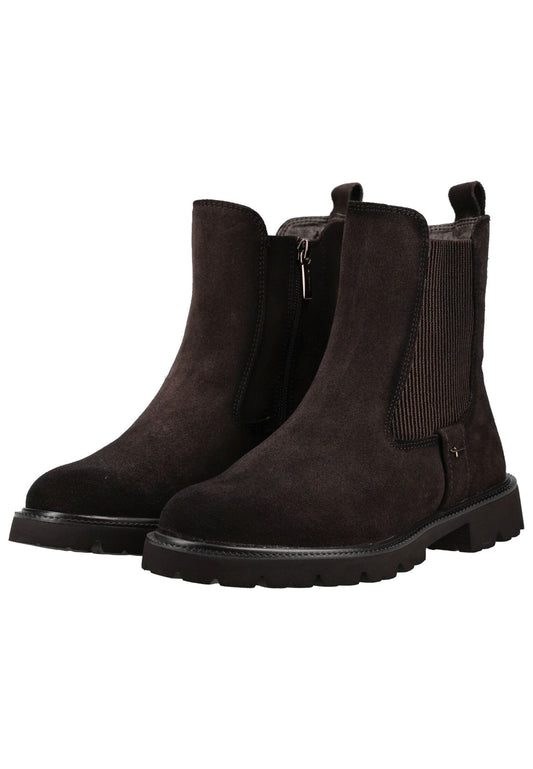 Tamaris Comfort Stiefelette Veloursleder/Textil Mocca