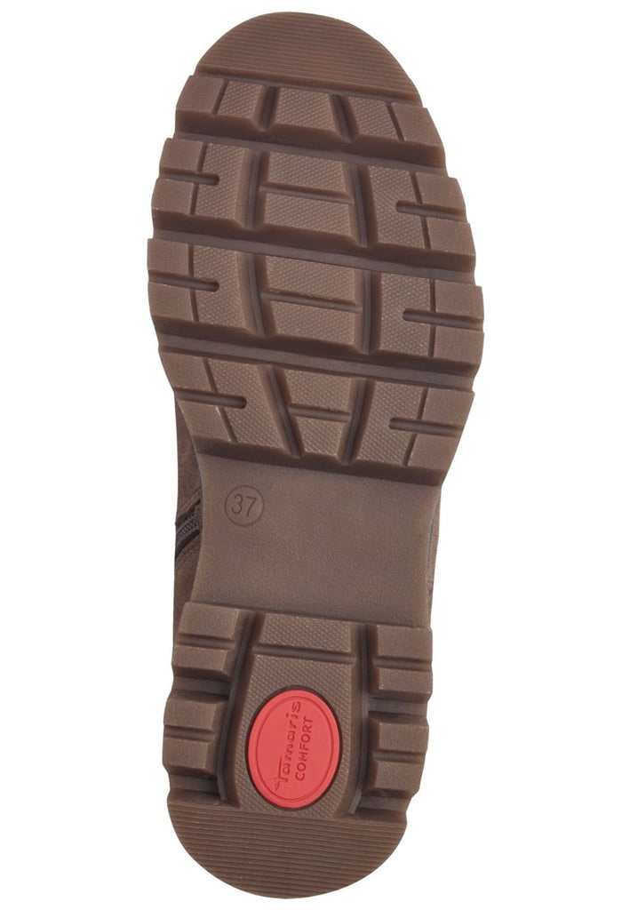 Tamaris Comfort Stiefelette Veloursleder/Textil Pepper Warmfutter