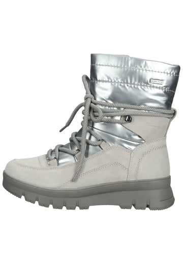 Stiefeletten Tamaris Comfort Stiefelette Leder/Textil Hellgrau Warmfutter