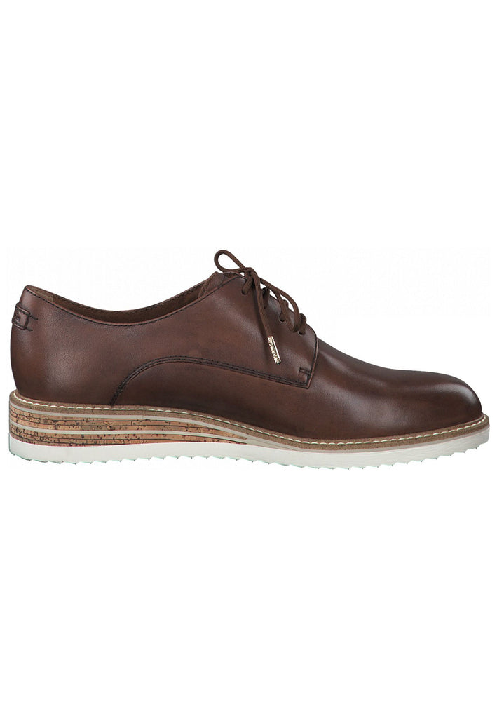 Tamaris Halbschuhe Glattleder Brandy
