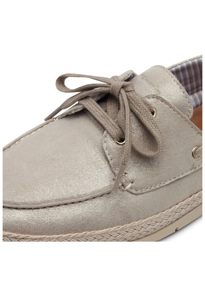 Tamaris Halbschuhe Leder Champagne