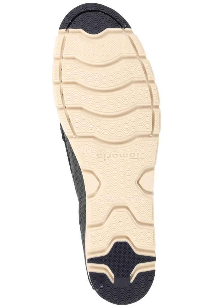 Tamaris Halbschuhe Leder Navy