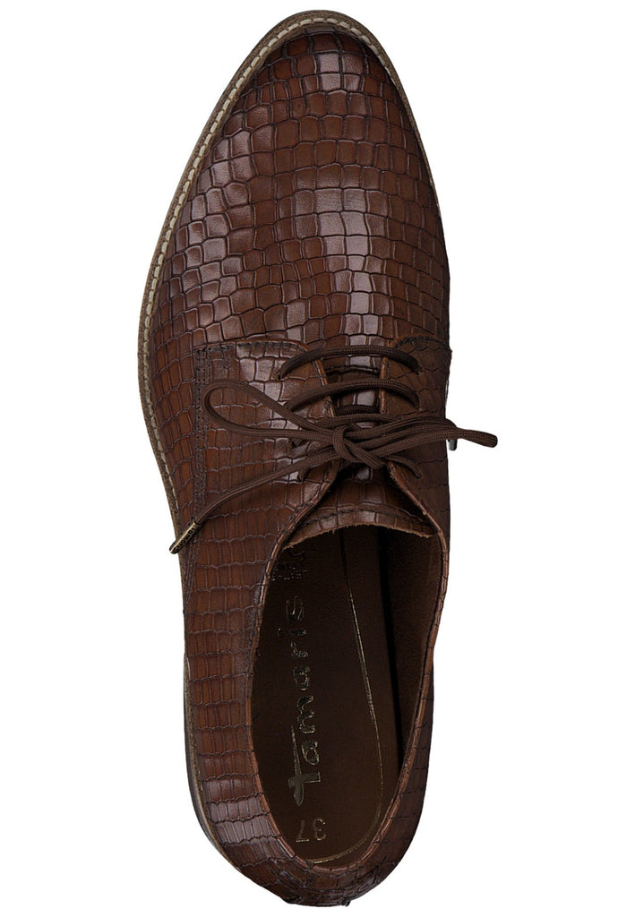 Tamaris Halbschuhe Leder Nuss