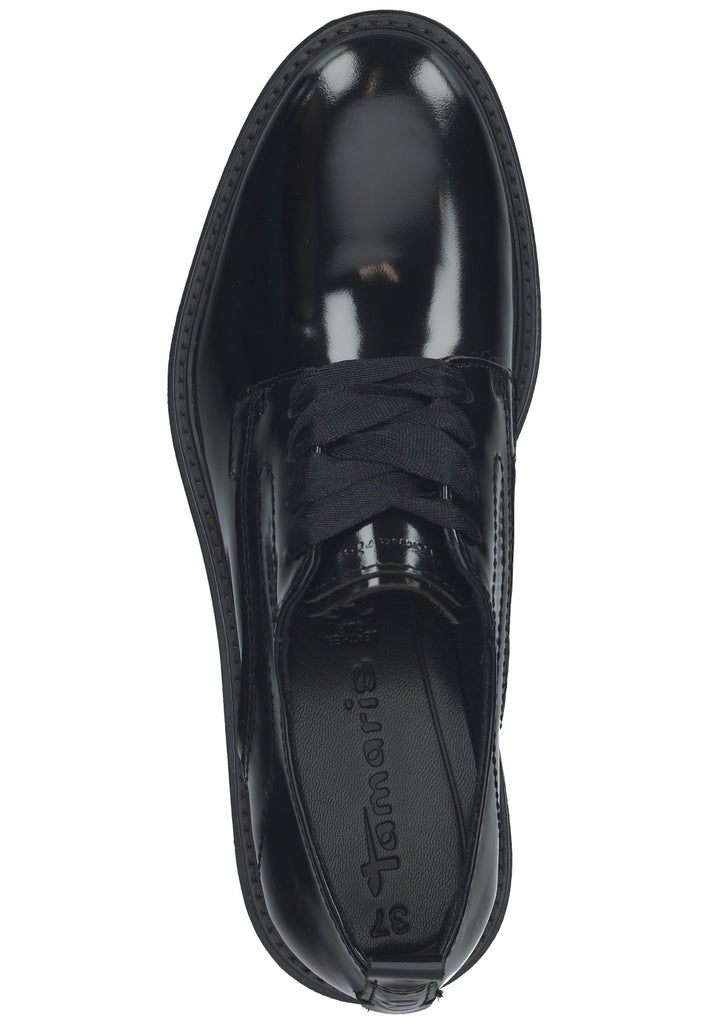 Tamaris Halbschuhe Leder Schwarz Lack