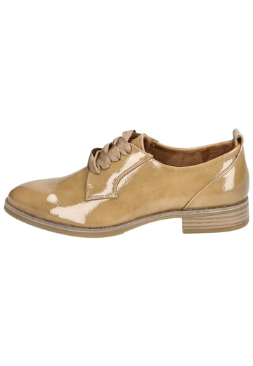 Tamaris Halbschuhe Lederimitat Camel