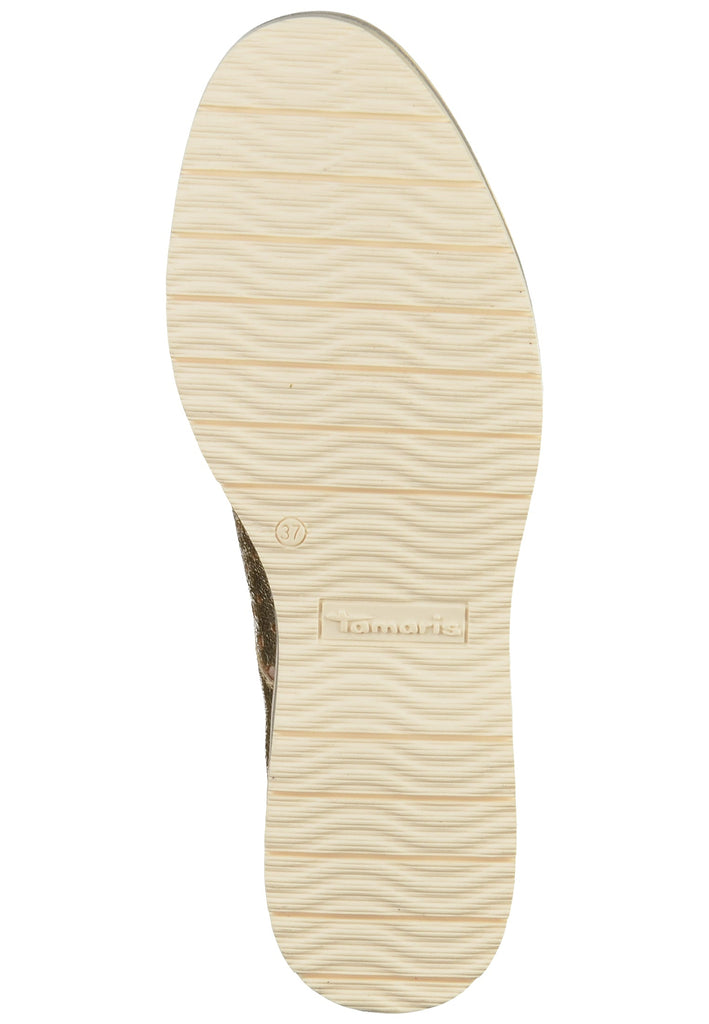 Tamaris Halbschuhe Lederimitat Gold