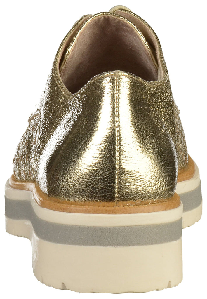 Tamaris Halbschuhe Lederimitat Gold