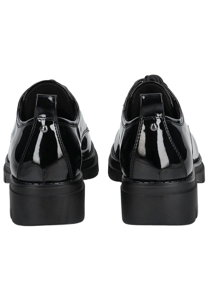 Tamaris Halbschuhe Lederimitat Schwarz Lack