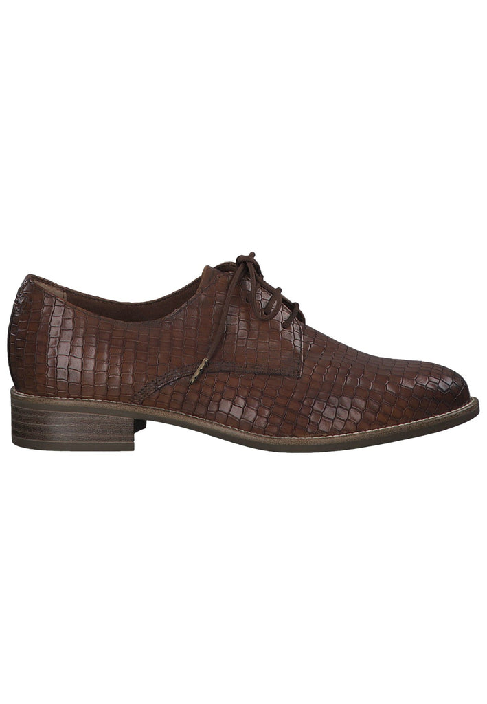 Halbschuhe Tamaris Halbschuhe Leder Nuss